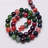 Natural Agate Beads Strand G-G580-8mm-03-2