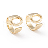Brass Cuff Rings RJEW-L097-06O-1