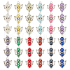 Acrylic & Alloy Connector Charms PALLOY-GO00019-1