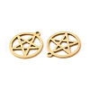 201 Stainless Steel Pendants STAS-K251-072G-2