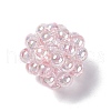 Handmade Transparent Plastic Woven Beads KY-P015-05E-2