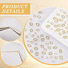 Unicraftale 180Pcs 3 Styles 304 Stainless Steel Open Jump Rings STAS-UN0060-99-5