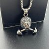 Stylish Punk Lion Pendant Necklace for Men WE0194-2