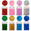 8 Bag 8 Colors Nail Art Glitter Sequins MRMJ-TA0001-28-2