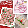 SOFPLATE Christmas Themed Transparent Acrylic Beads MACR-SP0001-30B-6