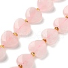 Natural Rose Quartz Beads Strands G-B044-B13-01-2