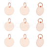 SUPERFINDINGS 100Pcs Brass Charms KK-FH0007-28B-1