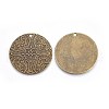 Tibetan Style Alloy Pendants TIBEP-QA2298-AB-LF-1