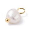 Natural Cultured Freshwater Pearl Charms X-PALLOY-JF01098-03-4
