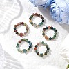 Natural Indian Agate Finger Rings RJEW-JR00894-1