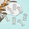 Open Back Bezel Pendants X-PALLOY-TAC0010-08P-5