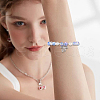Beebeecraft 12Pcs 2 Colors Brass Micro Pave Clear Cubic Zirconia Pendants KK-BBC0015-63-5