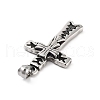 Retro 304 Stainless Steel Big Pendants STAS-I205-21AS-D-2
