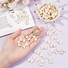 GOMAKERER 150Pcs 2-Hole Wooden Button BUTT-GO0002-05-3