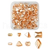80Pcs 8 Styles Electroplate Glass Beads Strands EGLA-YW0003-23-1