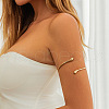 Alloy Arm Cuff Bangles for Women WG62482-01-1
