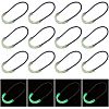 CHGCRAFT 30Pcs Luminous Plastic Zipper Pulls FIND-CA0005-31-2