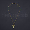 201 Stainless Steel Pendant Necklaces NJEW-S105-JN534-45-2-2