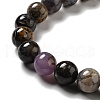 Natural Dendritic Jasper Beads Strands G-E571-31C-4