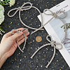 SUPERFINDINGS 4 Styles Rhinestone with Platinum Iron Brooches for Backpack Clothes JEWB-FH0001-59-3