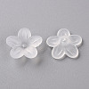 Frosted Acrylic Bead Caps MACR-S371-08A-701-2