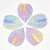 Ion Plating(IP) 201 Stainless Steel Filigree Pendants X-STAS-S108-36-1