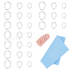 UNICRAFTALE 3 Styles 925 Sterling Silver Open Jump Rings STER-DC0001-54-1