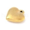 304 Stainless Steel Heart Pendants STAS-R162-01G-05-2