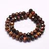 Dyed & Heated Natural Red Tiger Eye Beads Strands G-F509-45-4x6mm-2