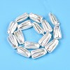 Transparent Spray Painted Glass Beads Strands GLAA-N001-41-3