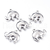 Tarnish Resistant 304 Stainless Steel Pendants STAS-F240-17P-1