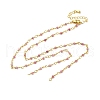 Brass Chain Necklace Making KK-K337-13G-03-1