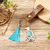 Cowhide Leather Keychain KEYC-TAC00029-4