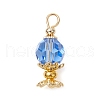 Imitation Austrian Crystal K9 Glass Pendants PALLOY-JF03567-3