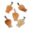 Natural Topaz Jade Pendants G-B127-10P-05-2