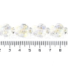 Transparent Glass Enamel Beads Strands GLAA-B021-06L-4