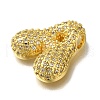 Brass with Cubic Zirconia Pendant KK-Q818-02A-G-2