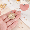   60Pcs 3 Colors Brass Crimp Beads KK-PH0006-32-3