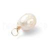 Grade AA Natural Cultured Freshwater Pearl Pendants PALLOY-JF02072-3