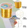 Round Copper Beading Wire for Jewelry Making YS-TAC0004-0.8mm-03-4