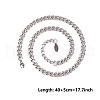 304 Stainless Steel Cuban Link Chain Necklaces AZ7652-1-1
