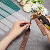 Olycraft 1 Set PVC DIY Leather Belt Punch Positioning Template KY-OC0001-23-3