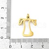 304 Stainless Steel Pendants STAS-R137-01G-T-3