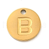 Ion Plating(IP) 304 Stainless Steel Pendants FIND-M017-02G-B-1