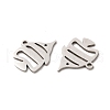 Non-Tarnish 201 Stainless Steel Pendants STAS-K251-071P-2