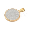 PVD Vacuum Plating 304 Stainless Steel Pendants STAS-A053-24C-PG-2