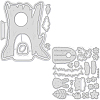 Carbon Steel Cutting Dies Stencils DIY-WH0309-037-2
