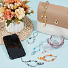 Glass & Resin Mobile Straps HJEW-BC00030-5