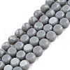 Opaque Solid Color Glass Beads Strands GLAA-N052-05B-A22-1