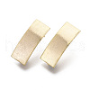Brass Stud Earring Findings KK-N233-015-NF-1